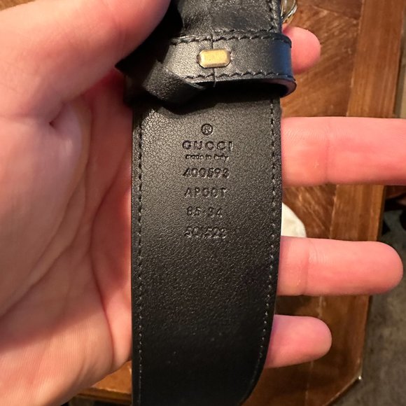 Authentic Gucci Belt - 2015 Re-Edition Wide Leather Belt 85 / 34
